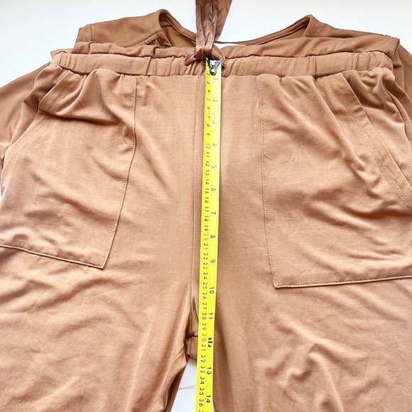 Heartloom Ulla Knit Brown Jumpsuit Size Small - Picture 13 of 13